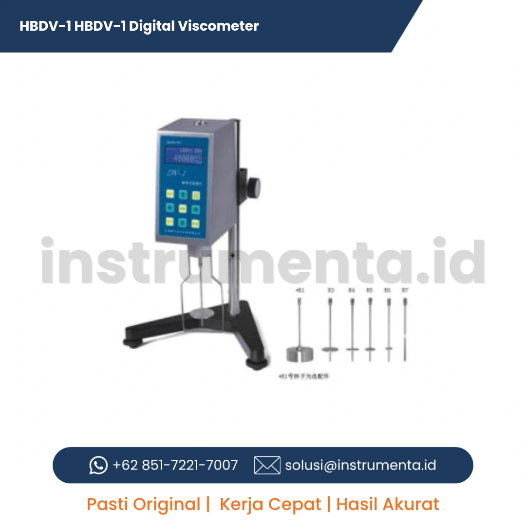 Jual HBDV-1 HBDV-1 Digital Viscometer Distributor Resmi Ready Stock Alat Uji Viskositas Digital